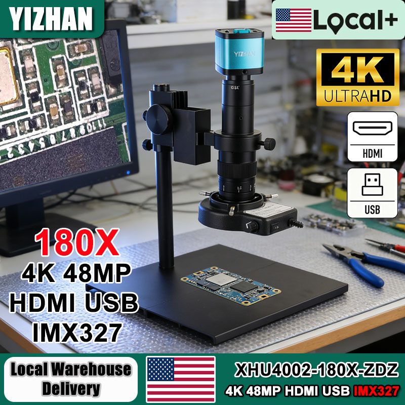Electronics Repair Videos - Mikroskop Digital YIZHAN 180X Zoom Lensa