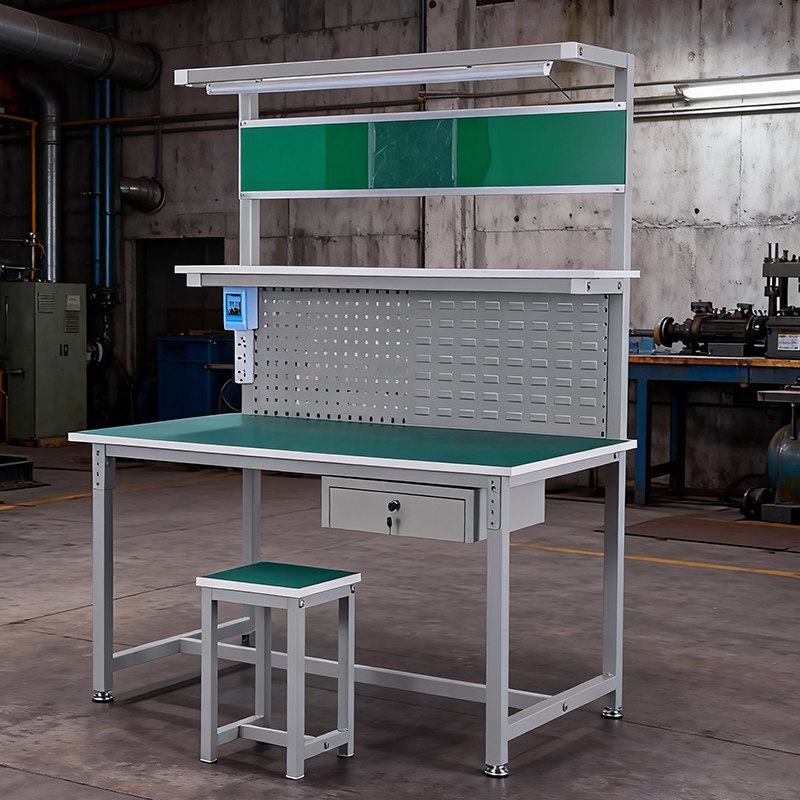 Electronics Repair Bench - Meja Kerja Anti-Statik Satu Sisi Dengan