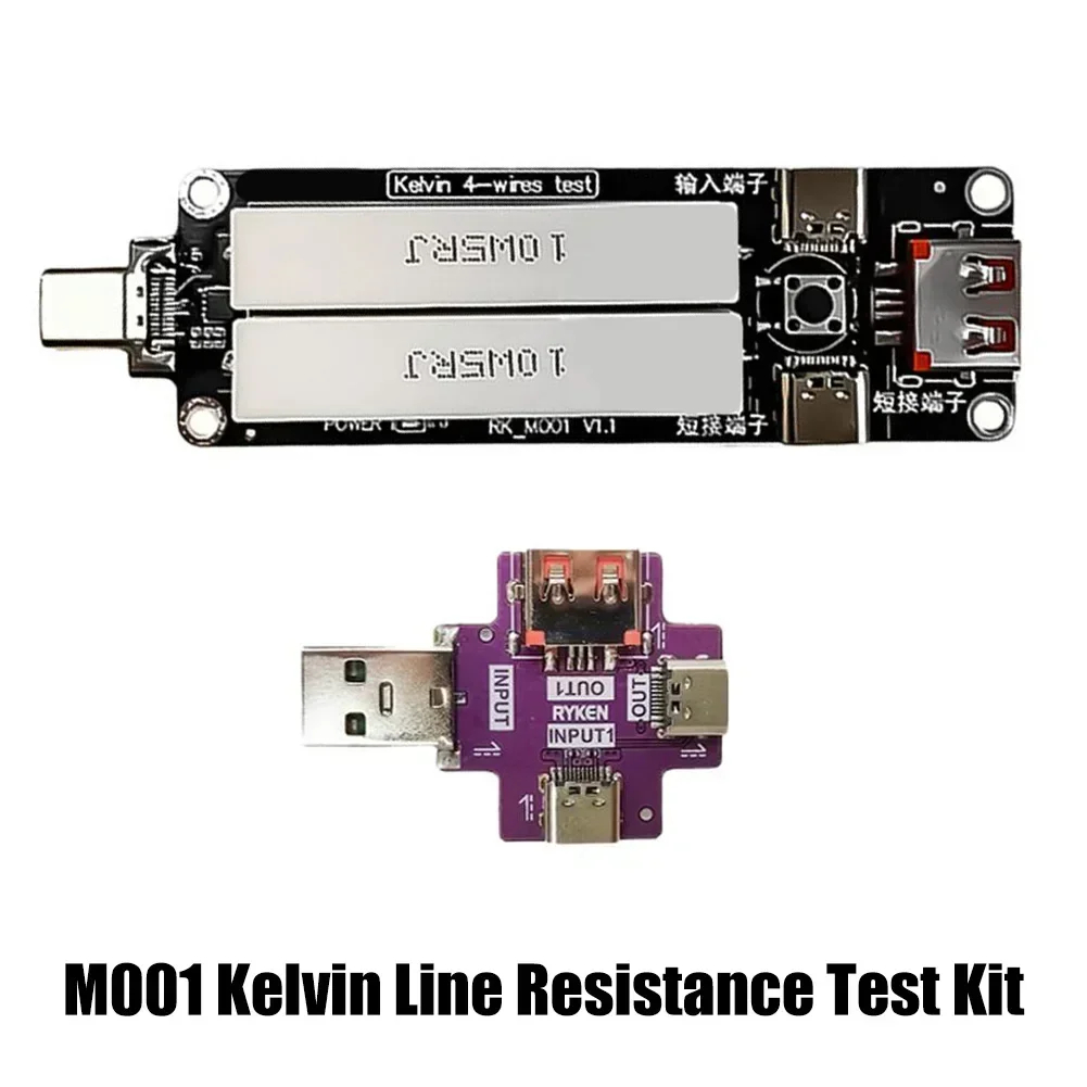 Electronics Repair Bench - Kelvin Resistance Type-C Power Meter Perbaikan