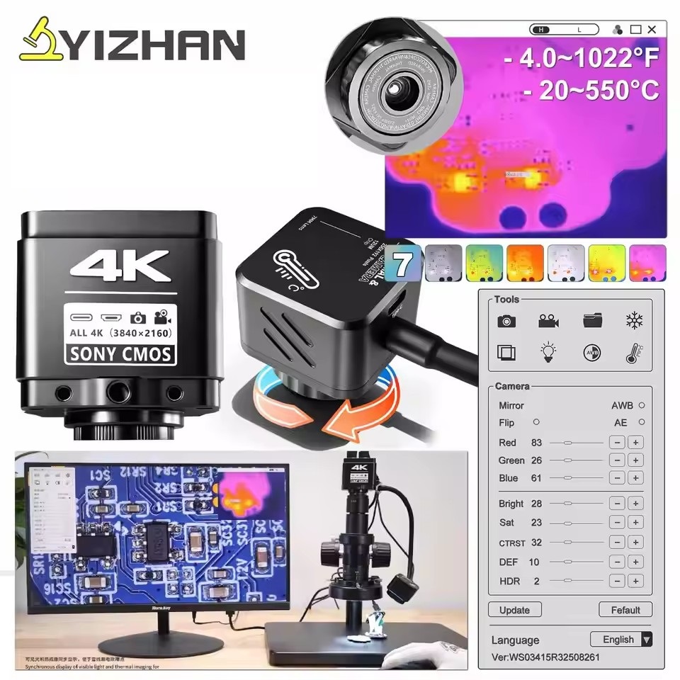 Electronics Repair Tool - YIZHAN Thermal Imager 256*192 Piksel 4K