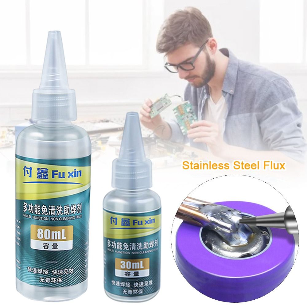 Soldering Flux Liquid - 30ml 80ml Fluks Baja Tahan Karat