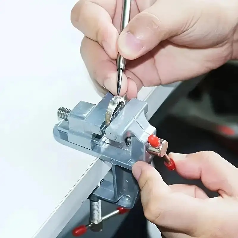 Penjepit Meja Logam Mini Alumi - Electronics Repair Bench ulasan dan harga