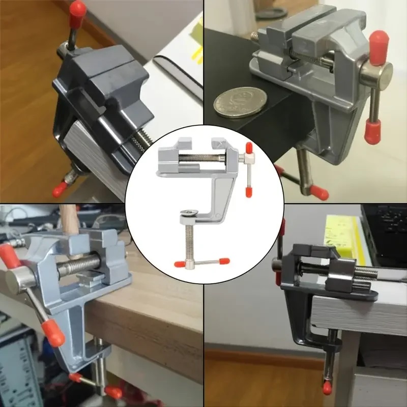 Penjepit Meja Logam Mini Alumi - Electronics Repair Bench ulasan dan harga