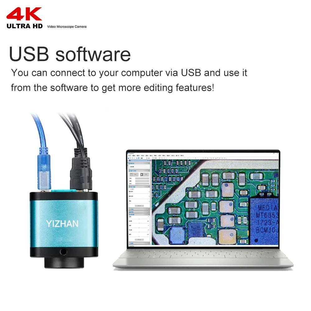 Mikroskop Digital YIZHAN 180X  - Electronics Repair Videos ulasan dan harga