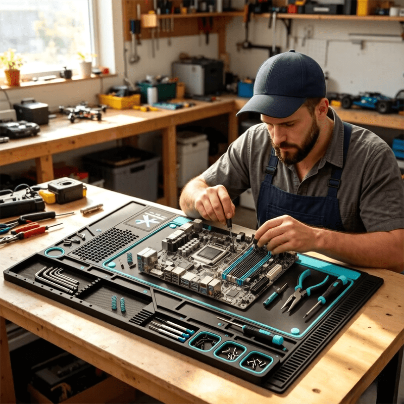 Alas Kerja Las Multifungsi dar - Electronics Repair Bench ulasan dan harga