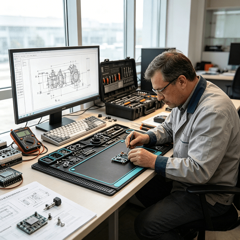 Alas Kerja Las Multifungsi dar - Electronics Repair Bench ulasan dan harga