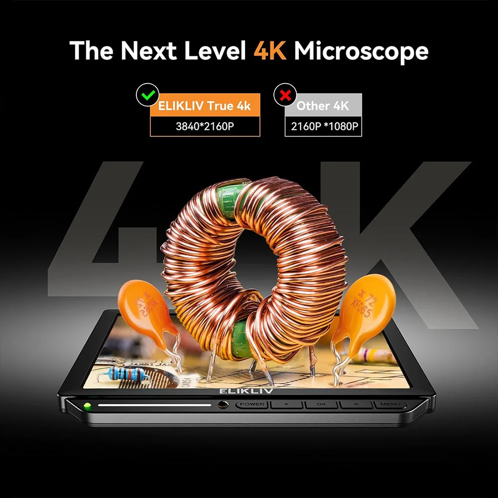 Elikliv EM4K-AF 4K Mikroskop D - Electronics Repair Videos ulasan dan harga