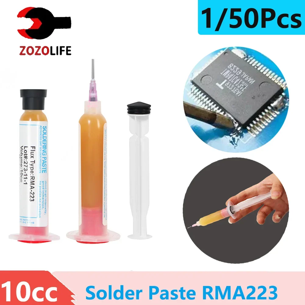 1/50 buah fluks pasta Solder R - Soldering Flux Liquid ulasan dan harga