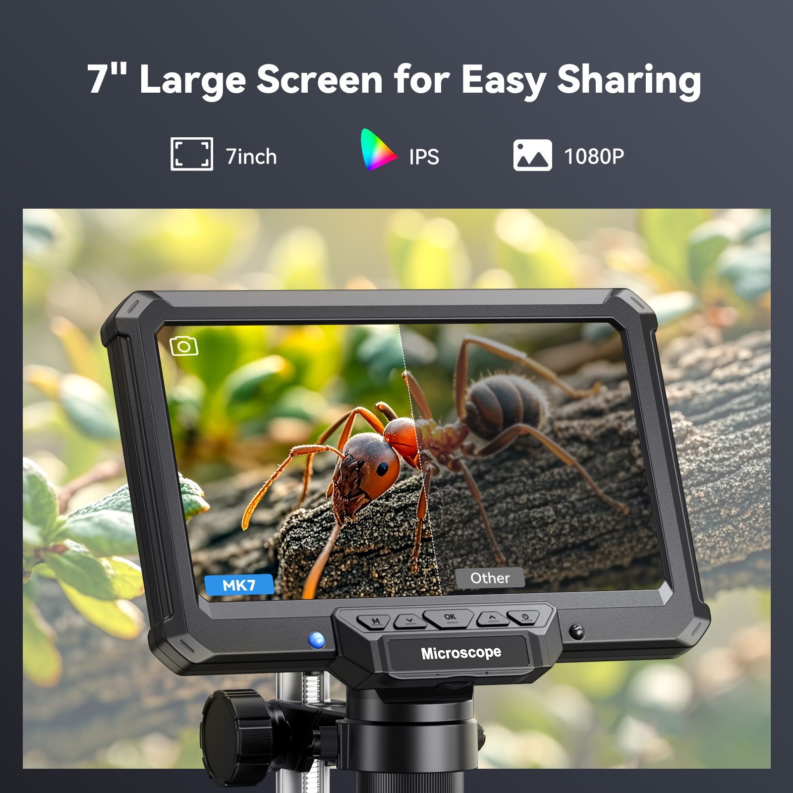Hayve Mikroskop Digital 7 Inci - Electronics Repair Videos ulasan dan harga